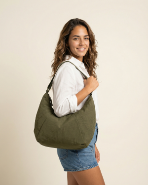 SLOWLY BOLSO SEMICIRCULAR DE NYL