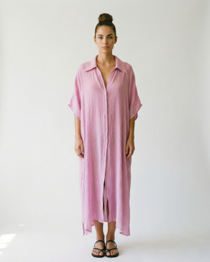 SLOWLY VESTIDO CAMISERO LARGO