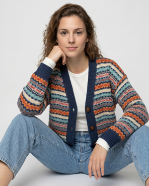 SLOWLY CARDIGAN CON GUARDA