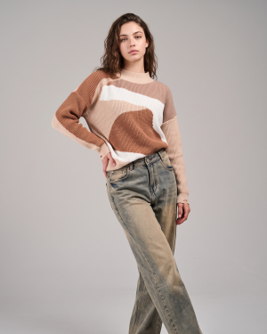 SLOWLY SWEATER ROMPE VIENTO COMBINADO