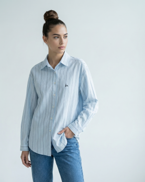 SLOWLY CAMISA A RAYAS OVERSIZE