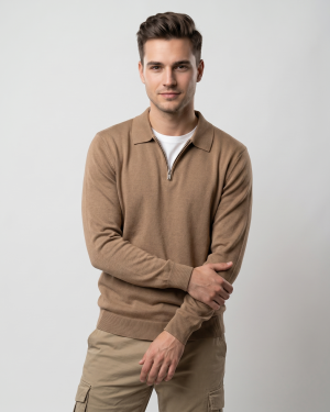 OXX SWEATER HOMBRE MEDIO CIERRE